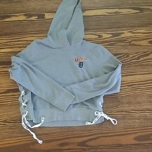 Victoria's Secret Pink cropped Tigers hoodie